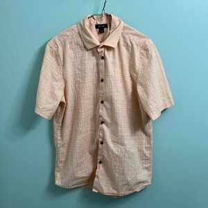 Alfani Short Sleeve Button Down Shirt